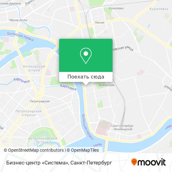 Карта Бизнес-центр «Система»