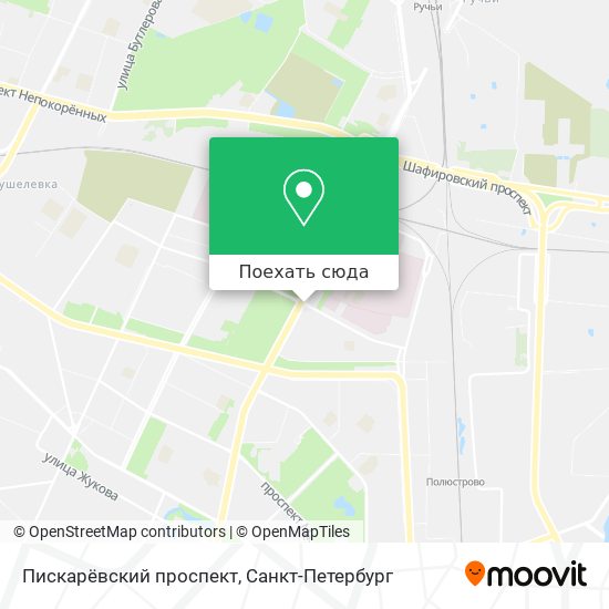 Пискаревский проспект санкт петербург карта