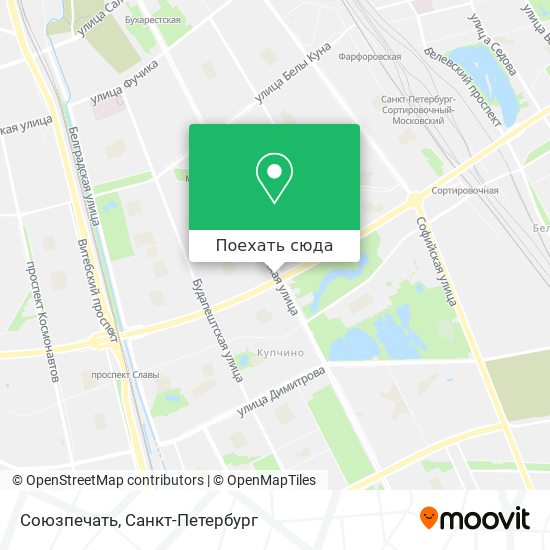 Карта Союзпечать