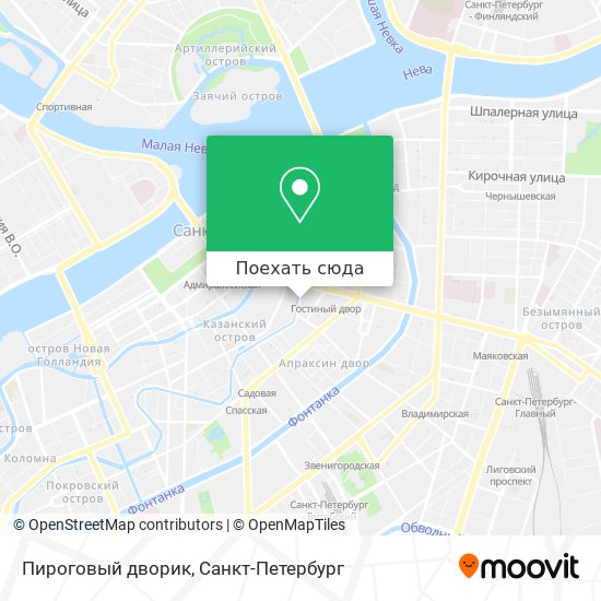 Карта Пироговый дворик