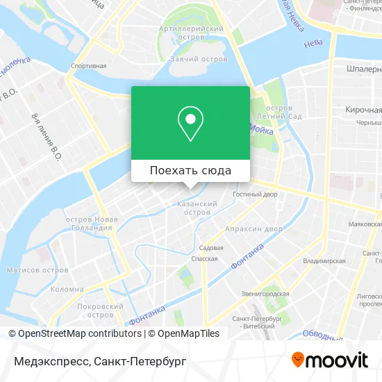 Карта Медэкспресс