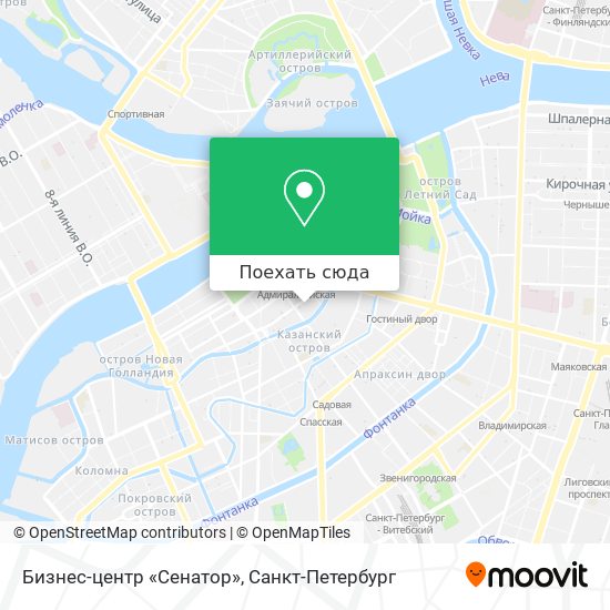 Карта Бизнес-центр «Сенатор»