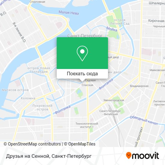 Карта Друзья на Сенной
