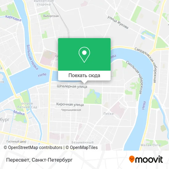 Карта Пересвет