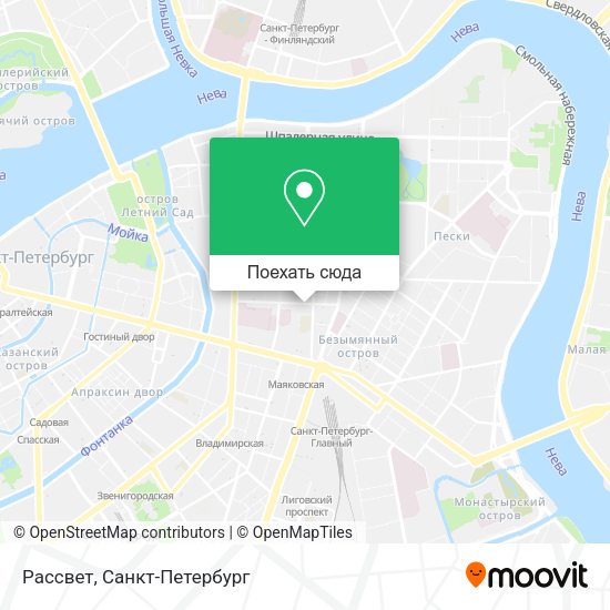 Карта Рассвет