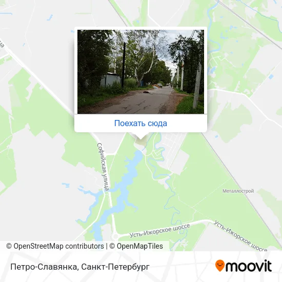 Карта Петро-Славянка