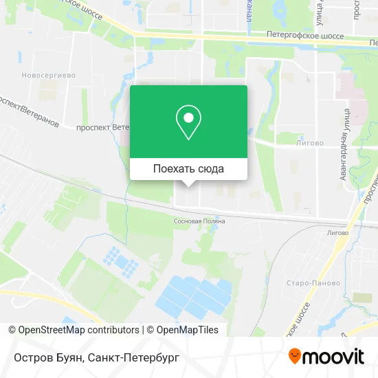Карта Остров Буян