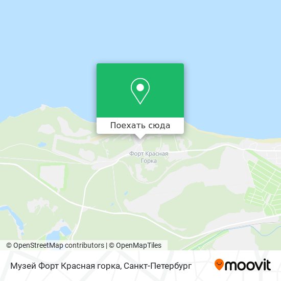 Карта Музей Форт Красная горка