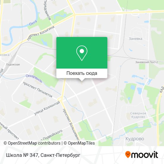 Карта Школа № 347