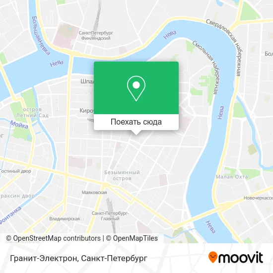 Карта Гранит-Электрон