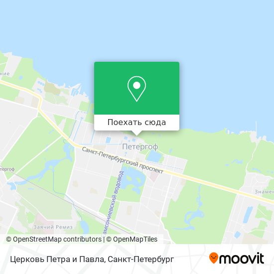 Карта Церковь Петра и Павла