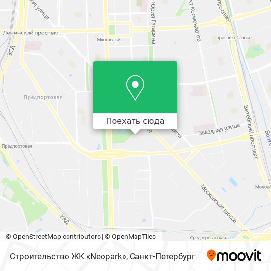 Карта Строительство ЖК «Neopark»