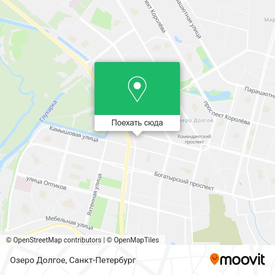 Карта Озеро Долгое