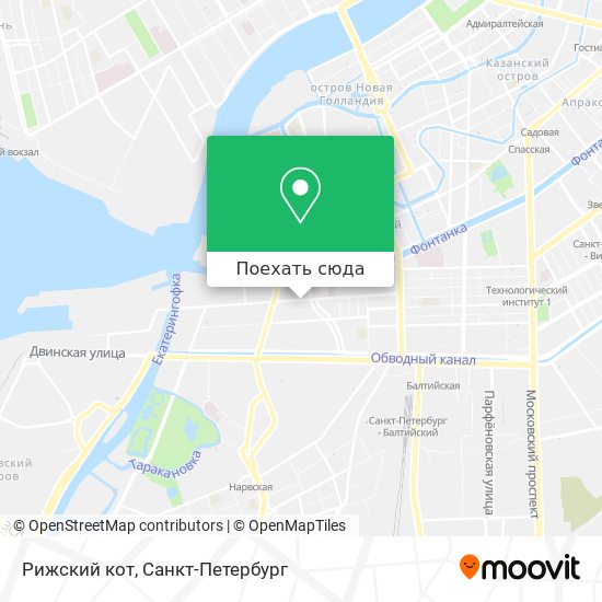 Карта Рижский кот