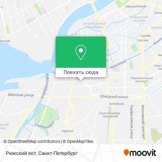 Карта Рижский кот