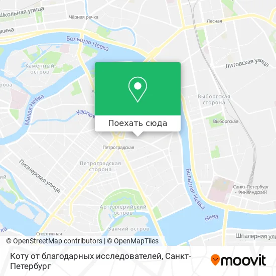 Карта Коту от благодарных исследователей