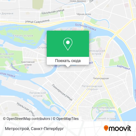 Карта Метрострой