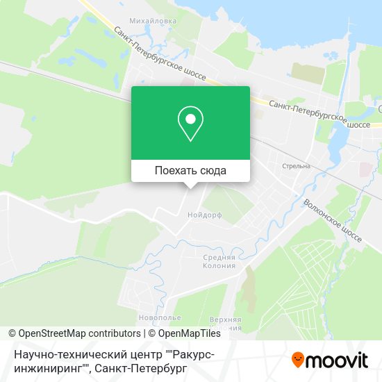 Карта Научно-технический центр ""Ракурс-инжиниринг""