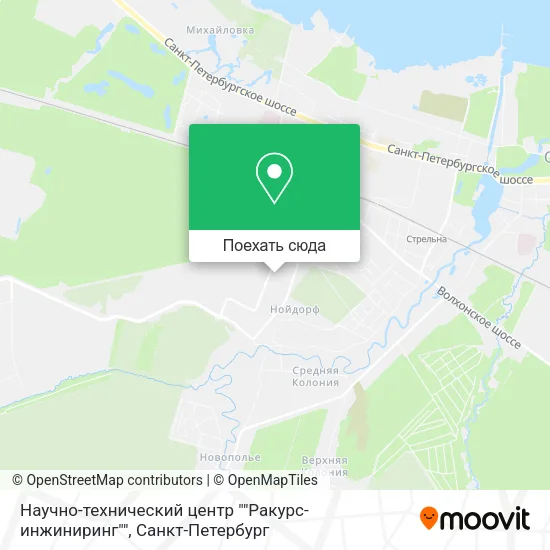 Карта Научно-технический центр ""Ракурс-инжиниринг""