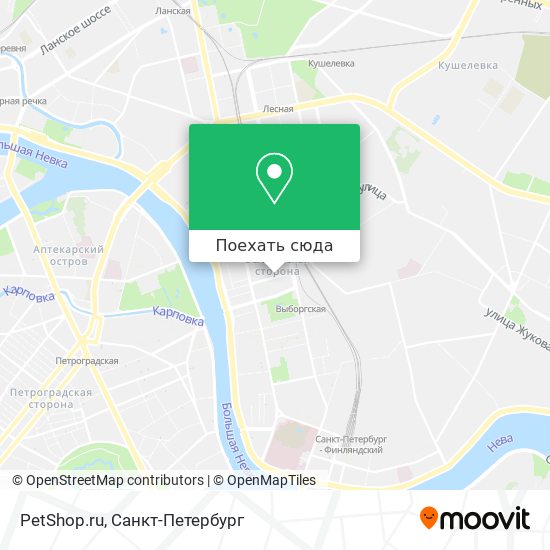 Карта PetShop.ru