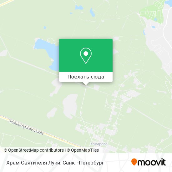 Карта Храм Святителя Луки