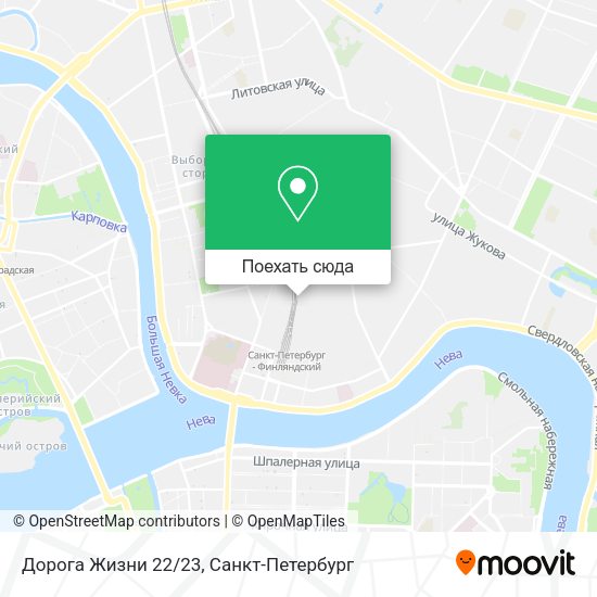 Карта Дорога Жизни 22/23