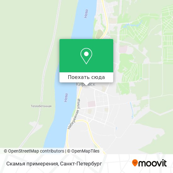 Карта Скамья примерения