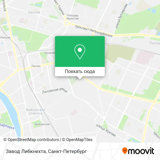 Карта Завод Либкнехта