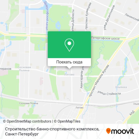 Карта Строительство банно-спортивного комплекса