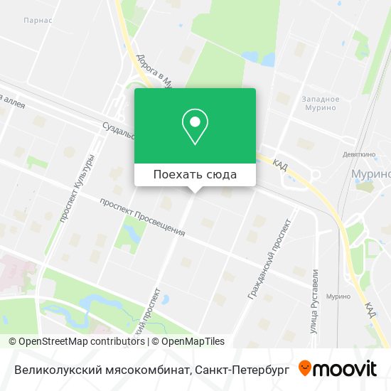 Карта Великолукский мясокомбинат