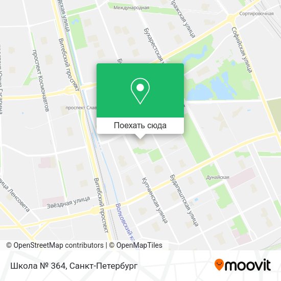 Карта Школа № 364