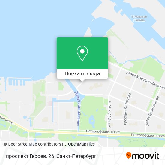 Карта проспект Героев, 26