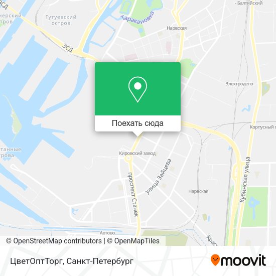 Карта ЦветОптТорг