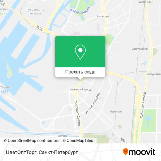 Карта ЦветОптТорг