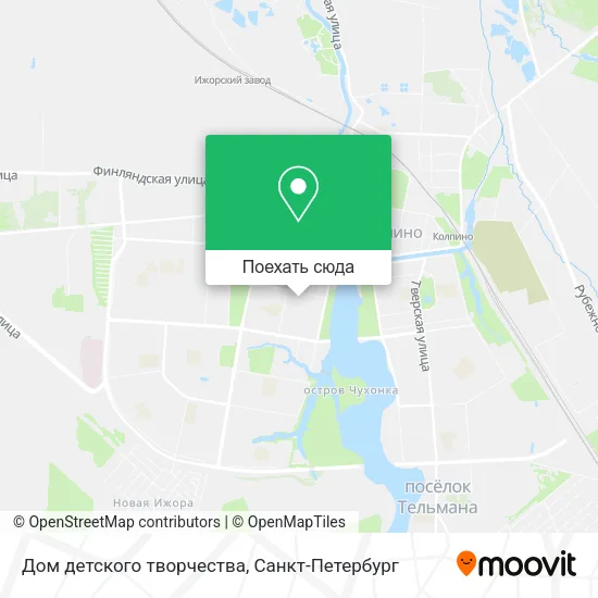 Карта Дом детского творчества