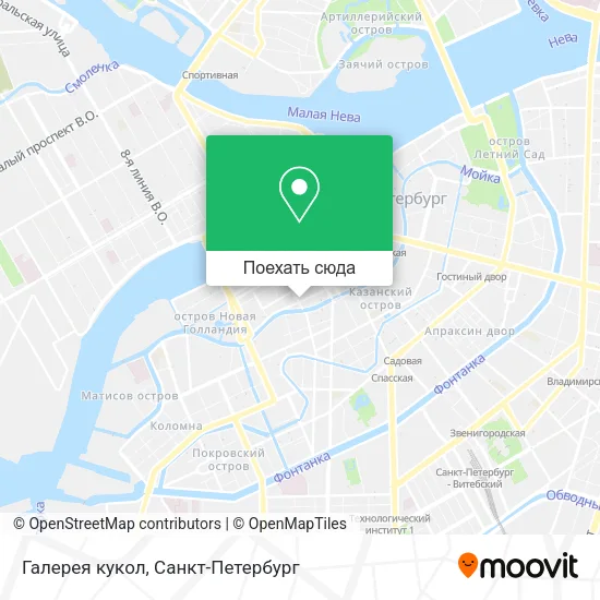 Карта Галерея кукол