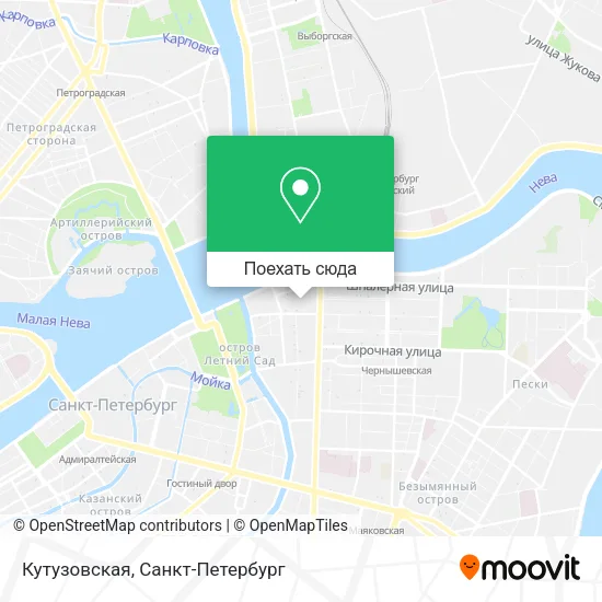 Карта Кутузовская