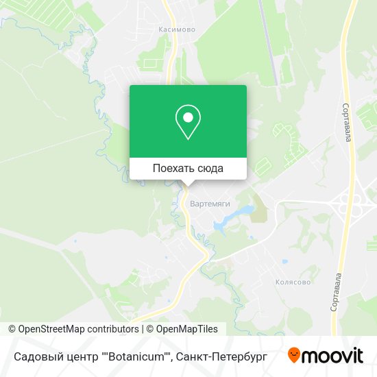 Карта Садовый центр ""Botanicum""