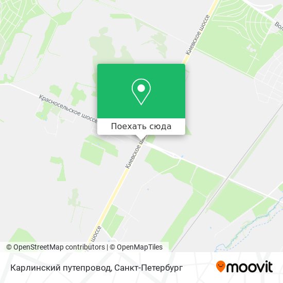 Карта Карлинский путепровод