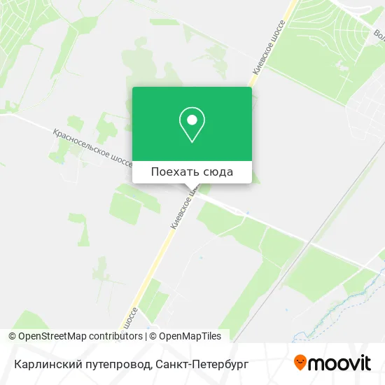 Карта Карлинский путепровод