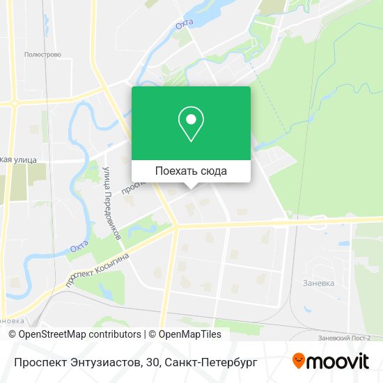 Карта Проспект Энтузиастов, 30