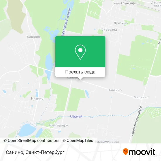 Карта Санино