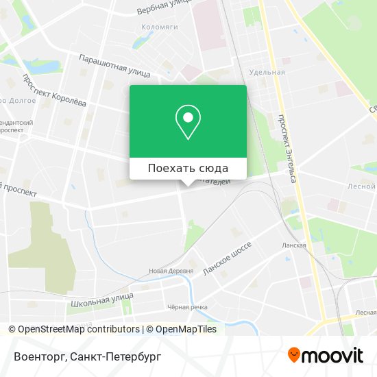 Карта Военторг