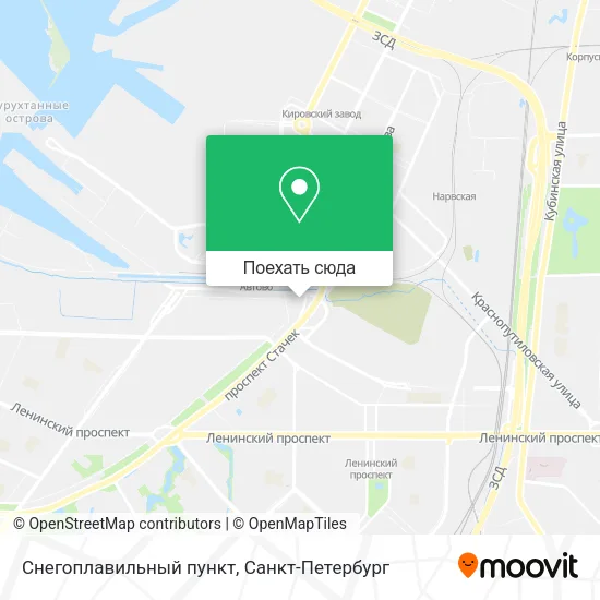 Карта Снегоплавильный пункт