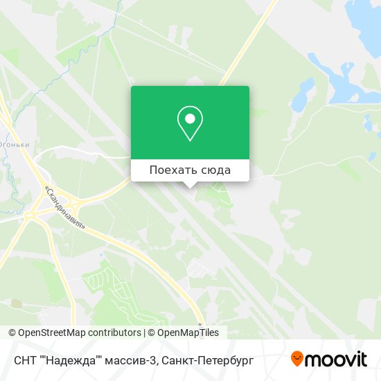 Карта СНТ ""Надежда"" массив-3