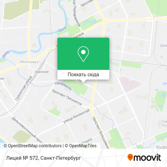 Карта Лицей № 572