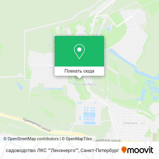Карта садоводство ЛКС ""Ленэнерго""