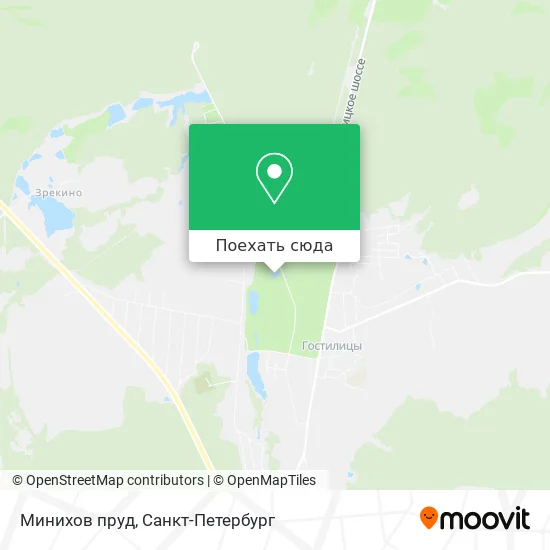 Карта Минихов пруд