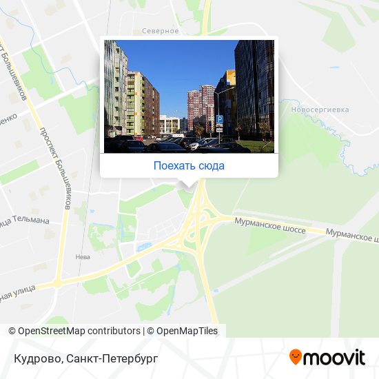 Карта Кудрово
