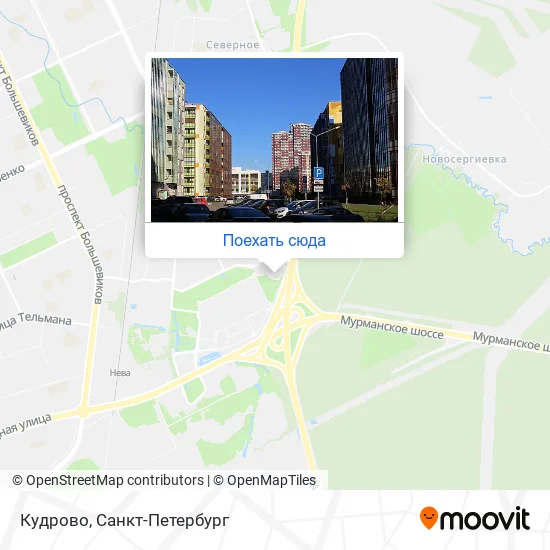 Карта Кудрово